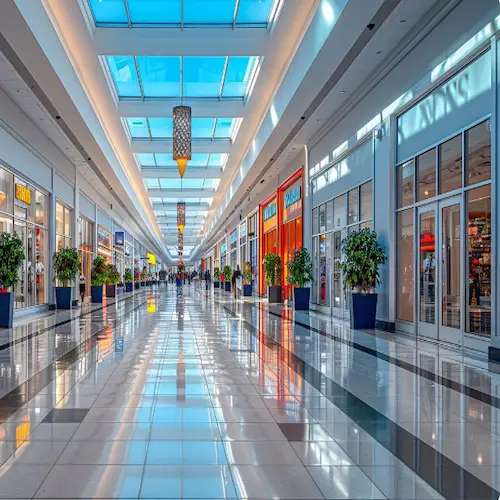 crosswalk mall units size