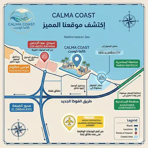 calma coast location