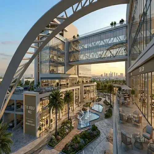 the bridge mall features
