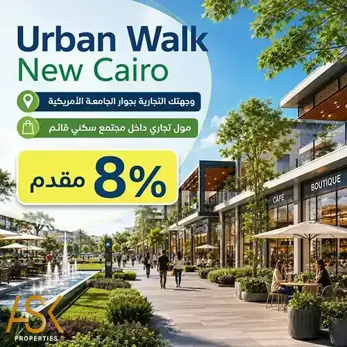urban walk new cairo down payment